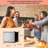KLARSTEIN Mini Frigo de Chambre pour Boissons, Silencieux, Mini Bar Intérieur, Bières, Vins, Petit Refrigerateur Camping, 3 Nive