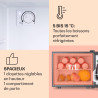 KLARSTEIN Mini Frigo de Chambre pour Boissons, Petit Réfrigérateur Silencieux, Mini Bar Intérieur, Bières, Vins, Camping, 3 Nive