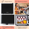 KLARSTEIN Mini Frigo de Chambre pour Boissons, Petit Réfrigérateur Silencieux, Mini Bar Intérieur, Bières, Vins, Camping, 3 Nive