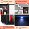 Klarstein Mini Frigo de Chambre 32L pour Snacks et Boissons, Petit Refrigerateur Silencieux avec tagres Reglables, 12-18C