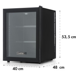 Klarstein Petit Frigo de Chambre de 42L pour Snacks et Boissons, Top Silencieux, Mini Bar, Camping, Cosmetique, Refrigerateur av