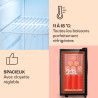 KLARSTEIN Mini Frigo de Chambre de 23L pour Snacks et Boissons, Top Silencieux, Petit Bar, Réfrigérateur Camping, Cosmetique, av