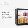 Klarstein Frigo de Chambre de 32L pour Snacks et Boissons, Petit Frigo Top Silencieux, Mini Bar, Réfrigérateur Camping, Cosmetiq