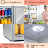 Klarstein Mini Frigo de Chambre de 32L pour Snacks et Boissons, Petit Frigo Top Silencieux, Mini Bar, Petit Réfrigérateur Campin