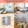 Klarstein Mini Frigo de Chambre de 32L pour Snacks et Boissons, Petit Frigo Top Silencieux, Mini Bar, Petit Réfrigérateur Campin