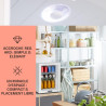 Klarstein Mini Frigo de Chambre 42L pour Snacks et Boissons, Petit Réfrigérateur Silencieux avec Étagères Réglables, 12-18°C