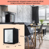 Klarstein Mini Frigo de Chambre de 42L pour Snacks et Boissons, Top Silencieux, Petit Bar, Camping, Cosmetique, Refrigerateur av