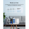 AstroAI Mini Frigo de Chambre, 4 litres / 6 Canettes 330ml, 12V/220V, Petit Frigo Cosmetique, Mini Réfrigérateur Voiture Portabl