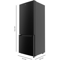 Cecotec réfrigérateur combinés bolero coolmarket combi 205 df noir e, 205 l, classe e, defrost, 144 x 54 cm, fast cooling, fast 