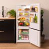 Cecotec réfrigérateur de deux portes bolero coolmarket combi 205 df blanc e. réfrigérateur blanc, 117l, 169 cm de haut, dégivrag