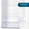 Cecotec Réfrigérateur 262 L Bolero CoolMarket Combi 262 Blanc E, Classe E, Économie d'énergie, Lumière LED, Plateaux en verre, C