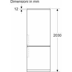 Bosch KGN39VLCT, Série 4, Réfrigérateur combiné pose-libre, 363 L, 203 x 60 (H x L), Inox
