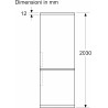 Bosch KGN39VLCT, Série 4, Réfrigérateur combiné pose-libre, 363 L, 203 x 60 (H x L), Inox