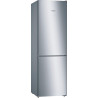 Bosch KGN36VLED Série 4 Réfrigérateur combiné pose-libre - 326 L - 186 x 60 (H x L) - Inox