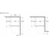 Bosch KGN36VXCT, Série 4, Réfrigérateur congélateur, Pose libre, 186 x 60 cm, 218 L / 103 L, Acier brossé noir anti-traces, Tota