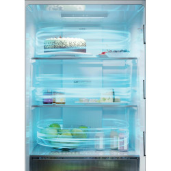 Réfrigérateur combiné inversé HAIER HTR3518ENMW