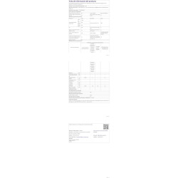 Réfrigérateur combiné inversé HAIER HTR3518ENMW