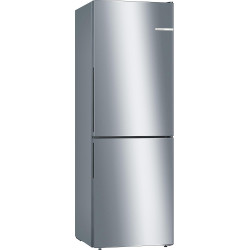 Bosch KGV33VLEAS - Réfrigérateur combiné pose libre - Série 4 - 288L - Froid brassé - L 60cm x H 176cm - Inox