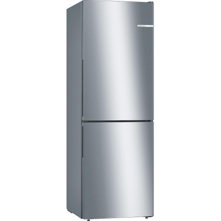 Bosch KGV33VLEAS - Réfrigérateur combiné pose libre - Série 4 - 288L - Froid brassé - L 60cm x H 176cm - Inox