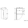 Bosch KSV36VWEP Réfrigérateur pose-libre - Série 4 - VitaFresh - 346 litres - 186 x 60 cm - Blanc
