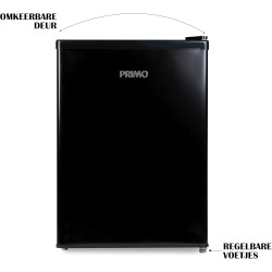 PRIMO PR155FR Réfrigérateur Table Top - 66L - E - Autonome - Noir
