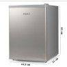 PRIMO PR154FR Réfrigérateur Table Top - 66L - E - Autonome - Argent