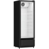 Générique Armoire à Boissons – 240 L – 1 Porte Vitrée – Noir – Refroidissement Ventilé – LED – 200 W – Dimensions : L540 × P560 