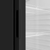 Générique Armoire à Boissons – 240 L – 1 Porte Vitrée – Noir – Refroidissement Ventilé – LED – 200 W – Dimensions : L540 × P560 