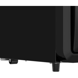 Générique Armoire à Boissons – 240 L – 1 Porte Vitrée – Noir – Refroidissement Ventilé – LED – 200 W – Dimensions : L540 × P560 