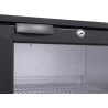 METRO Professional Arrière bar 3 portes GBC3003, aluminium/verre, 135 x 53 x 86,5 cm, 308 L, froid ventilé, 160 W, avec serrure,