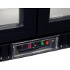 METRO Professional Arrière bar 3 portes GBC3003, aluminium/verre, 135 x 53 x 86,5 cm, 308 L, froid ventilé, 160 W, avec serrure,