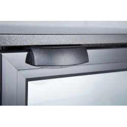 METRO Professional Réfrigérateur à Boissons GBC3001, Plastique/Métal/Verre, 60x53x86.5cm, 127 L, Ventilateur Statique, avec Serr