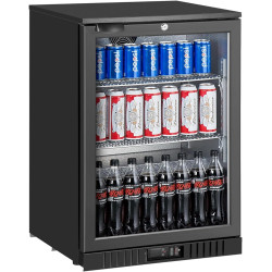 METRO Professional Réfrigérateur à Boissons GBC3001, Plastique/Métal/Verre, 60x53x86.5cm, 127 L, Ventilateur Statique, avec Serr