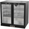METRO Professional Arrière Bar Réfrigéré GBC3002, Tôle Galvanisée/Aluminium/Verre, 90 x 53 x 86,5 cm, 198 L, Froid Ventilé, 160 