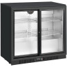 METRO Professional Arrière bar GBC3102, tôle galvanisée/aluminium/verre, 90 x 52 x 86,5 cm, 198 L, froid ventilé, 160 W, avec se