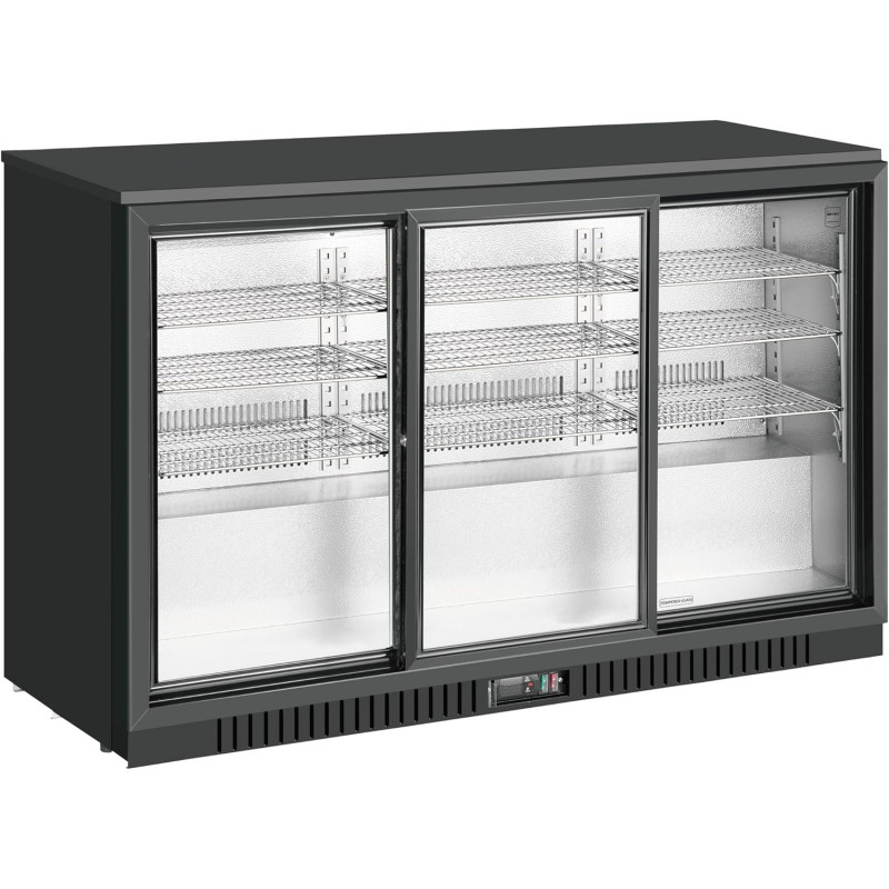 METRO Professional Arrière Bar Réfrigéré GBC3103, Aluminium/Verre, 135 x 52 x 86.5 cm, 308 L, Refroidissement par Air,160 W, ave