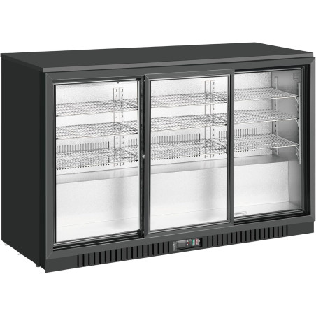 METRO Professional Arrière Bar Réfrigéré GBC3103, Aluminium/Verre, 135 x 52 x 86.5 cm, 308 L, Refroidissement par Air,160 W, ave