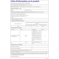METRO Professional Arrière Bar Réfrigéré GBC3103, Aluminium/Verre, 135 x 52 x 86.5 cm, 308 L, Refroidissement par Air,160 W, ave