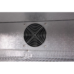 METRO Professional Arrière bar 3 portes GBC 3003S, inox/aluminium/verre, 135 x 53 x 86,5 cm, 308 L, froid ventilé, 160 W, avec s