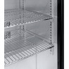 METRO Professional Arrière Bar GBC3002S, Inox/Verre, 90 x 53 x 86,5 cm, 198 L, 160 W, Froid Ventilé, avec Serrure, Argenté