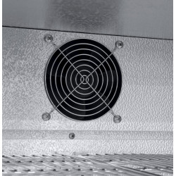 METRO Professional Arrière Bar GBC3002S, Inox/Verre, 90 x 53 x 86,5 cm, 198 L, 160 W, Froid Ventilé, avec Serrure, Argenté