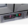 METRO Professional Arrière Bar GBC3002S, Inox/Verre, 90 x 53 x 86,5 cm, 198 L, 160 W, Froid Ventilé, avec Serrure, Argenté
