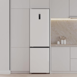 Cecotec réfrigérateur combi 456l total no frost bolero coolmarket combi 456 blanc glass e. hauteur 201cm et 59,5cm largeur, max 