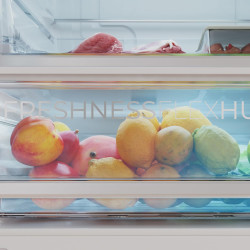 Cecotec réfrigérateur combi 456l total no frost bolero coolmarket combi 456 blanc glass e. hauteur 201cm et 59,5cm largeur, max 