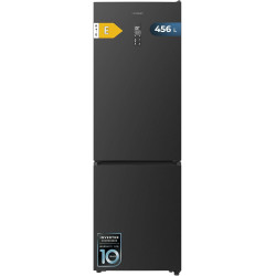 Cecotec Réfrigérateur Combi 456L Total No Frost Bolero CoolMarket Combi 456 Dark E. Hauteur 201cm et 59,5cm Largeur, MAX INSIDE 