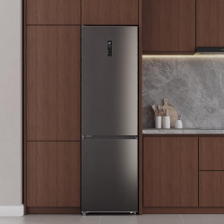 Cecotec Réfrigérateur Combi 456L Total No Frost Bolero CoolMarket Combi 456 Dark C. Hauteur 201cm et 59,5cm Largeur, MAX INSIDE 