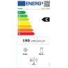 Cecotec réfrigérateur combi 456l total no frost bolero coolmarket combi 456 noir glass c. hauteur 201cm et 59,5cm largeur, max i