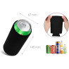 kwmobile 2X Rafraîchisseur de canette Compatible avec 500ml Can - Lot de refroidisseurs canettes Soda bières - Noir