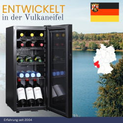 Sommertal Réfrigérateur GK60 – Réfrigérateur silencieux pour boissons avec LED, écran tactile et cadenas, petit réfrigérateur po