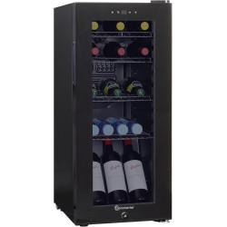 Sommertal Réfrigérateur GK60 – Réfrigérateur silencieux pour boissons avec LED, écran tactile et cadenas, petit réfrigérateur po